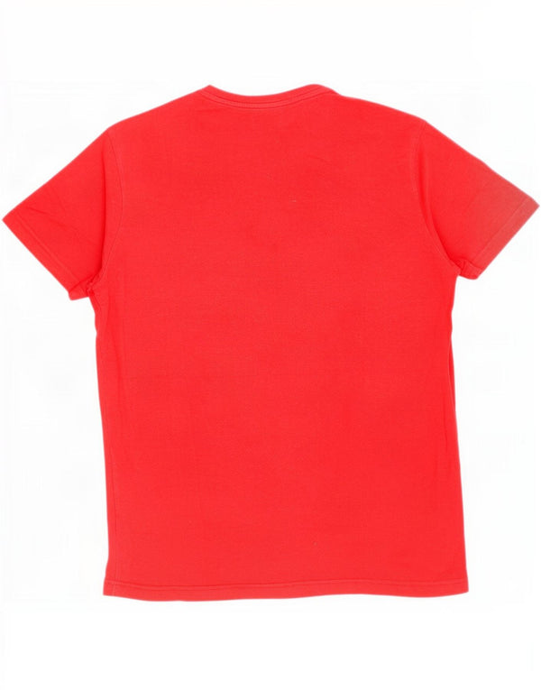Carrera Herren-T-Shirt mit Grafik, 2XL, rote Baumwolle