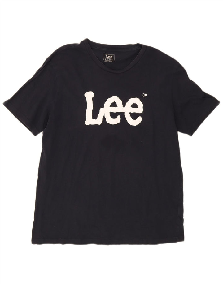 Lee Herren-T-Shirt mit Grafik, groß, marineblau, Baumwolle