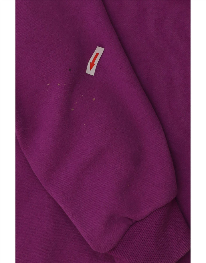 Ellesse Herren-Sweatshirt-Pullover aus mittelvioletter Baumwolle