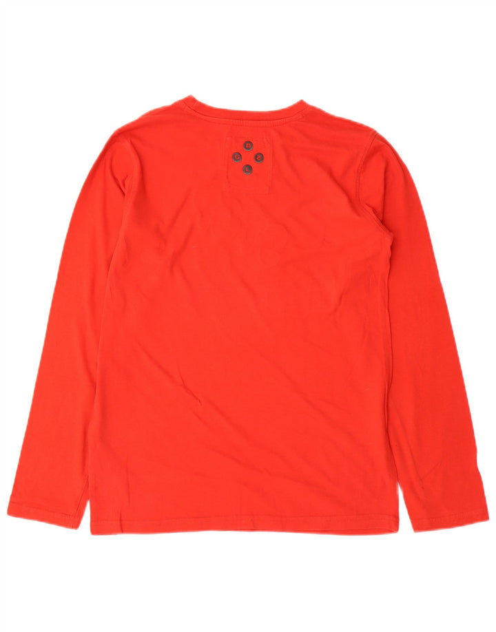 Desigual Jungen Graphic Top Langarm 13–14 Jahre rote Baumwolle