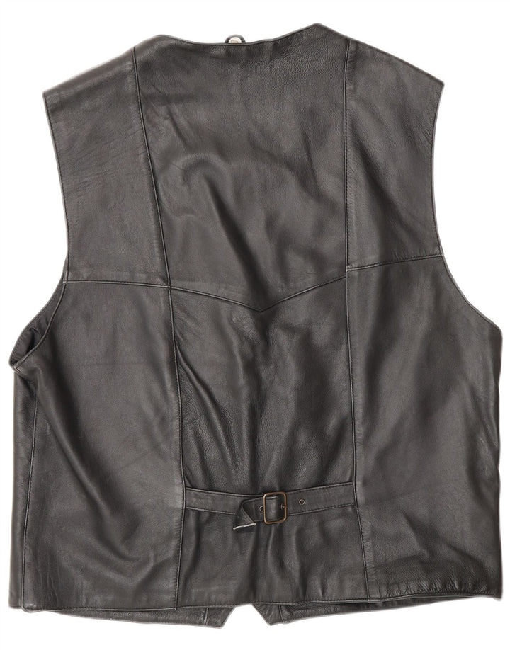 Vintage Herren Weste XL Schwarz