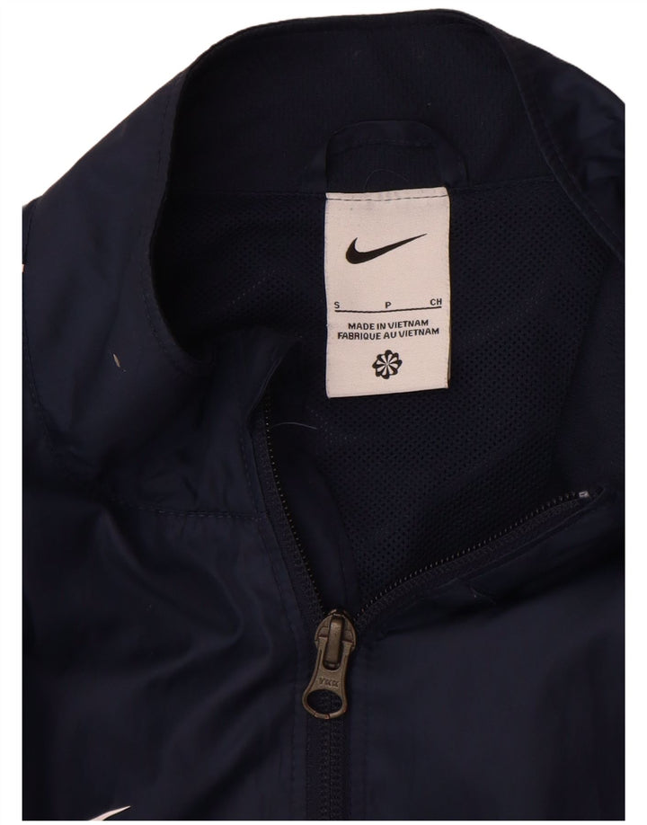 Nike Herren-Regenjacke, klein, marineblau, Polyester