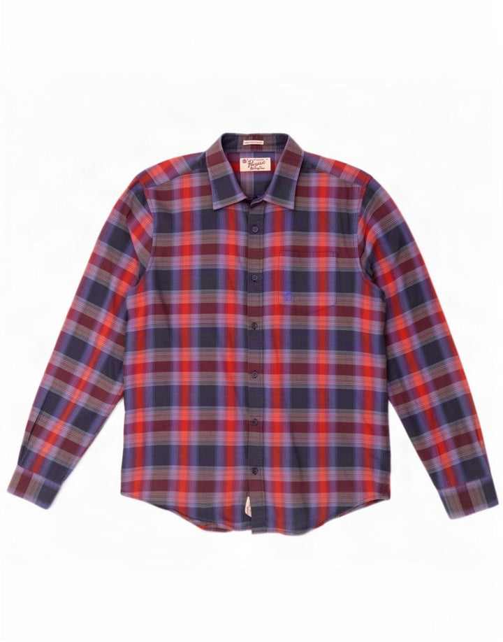 Penguin Herren Heritage Slim Fit Hemd, mittelgroß, mehrfarbig kariert