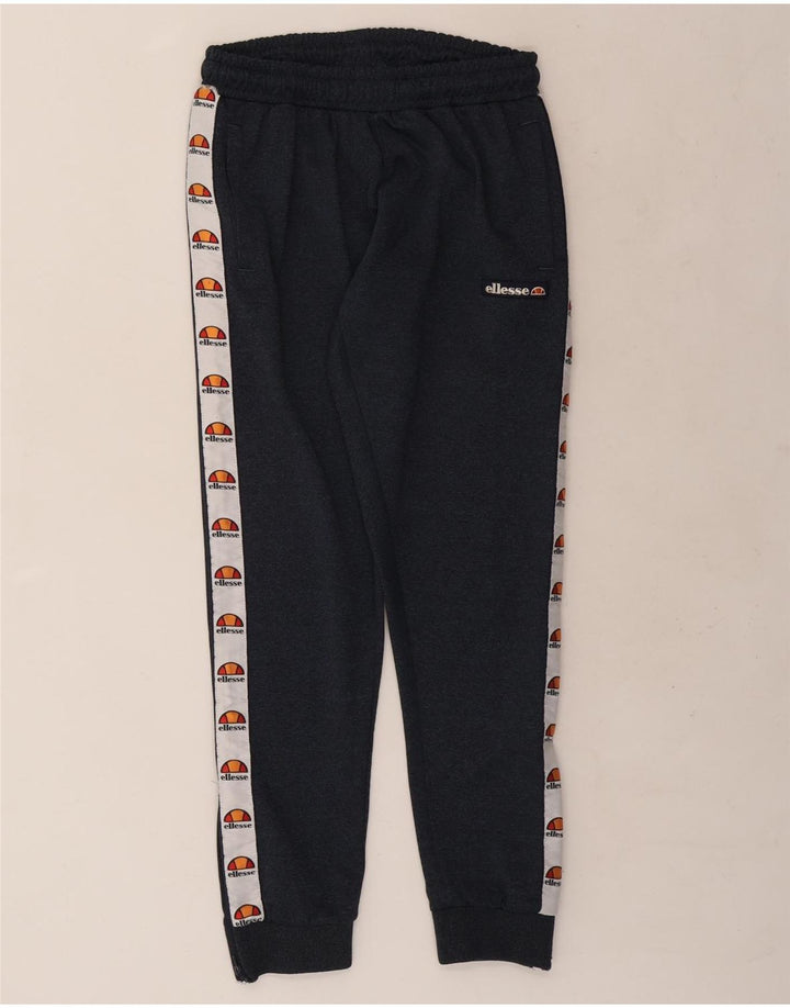 Ellesse Herren-Trainingshose, Jogginghose, mittleres Marineblau, Farbblock