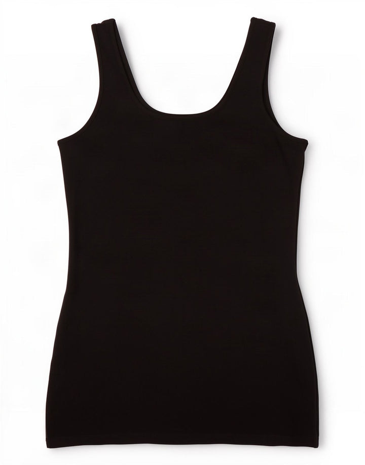 Lipsy Damen-Trägershirt UK 12 Mittelschwarze Viskose