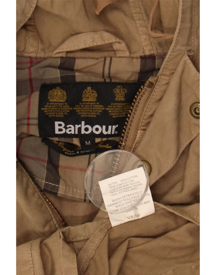 Barbour Herren-Parka mit Kapuze, UK 38, mittelbeige Baumwolle