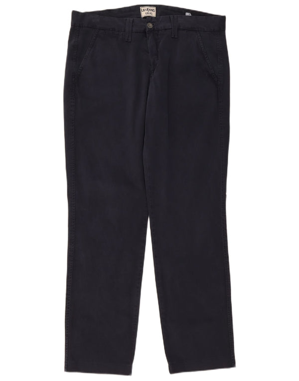 Liu Jo Herren-Chinohose, normal, W36, L31, Marineblau, Baumwolle
