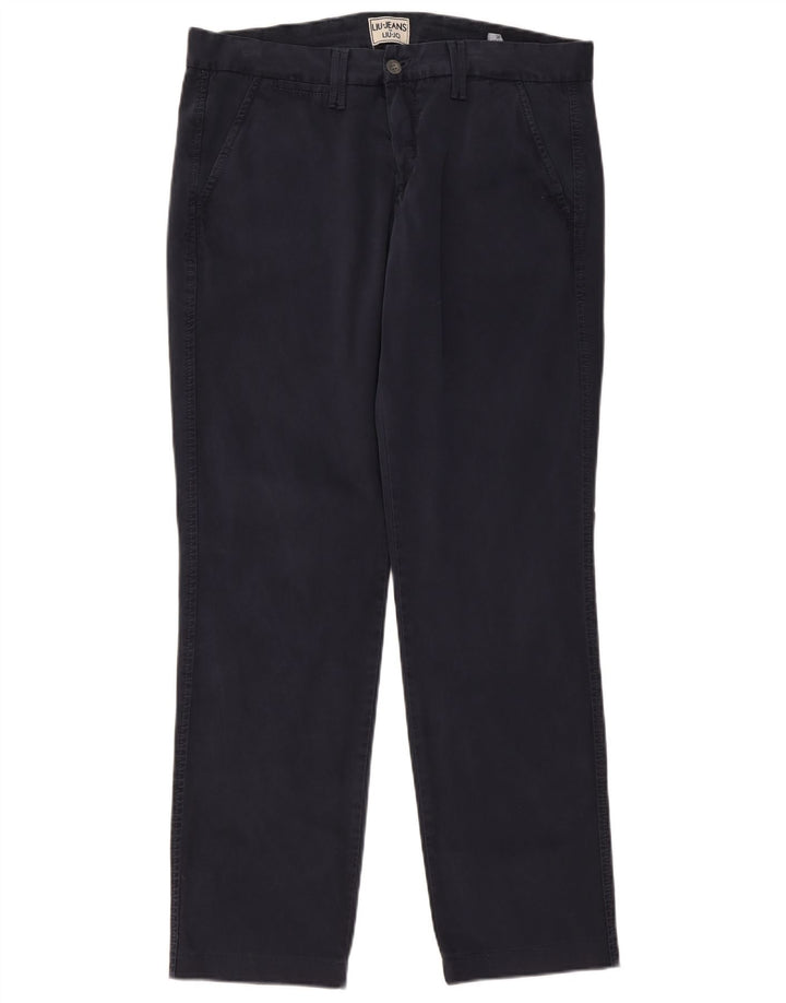 Liu Jo Herren-Chinohose, normal, W36, L31, Marineblau, Baumwolle