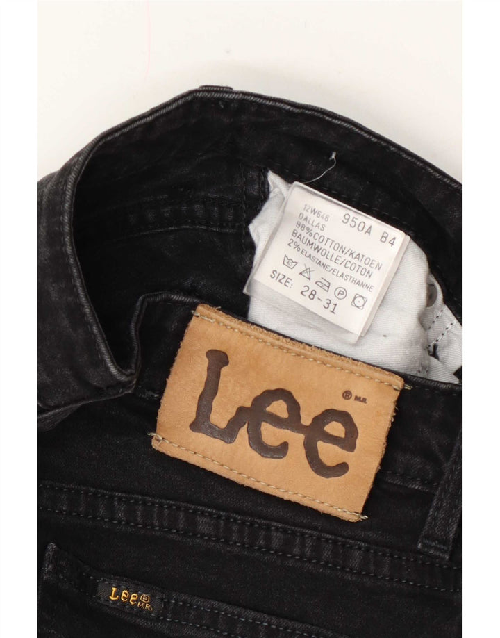 Lee Damen-Jeans mit hoher Taille, W28, L31, schwarze Baumwolle