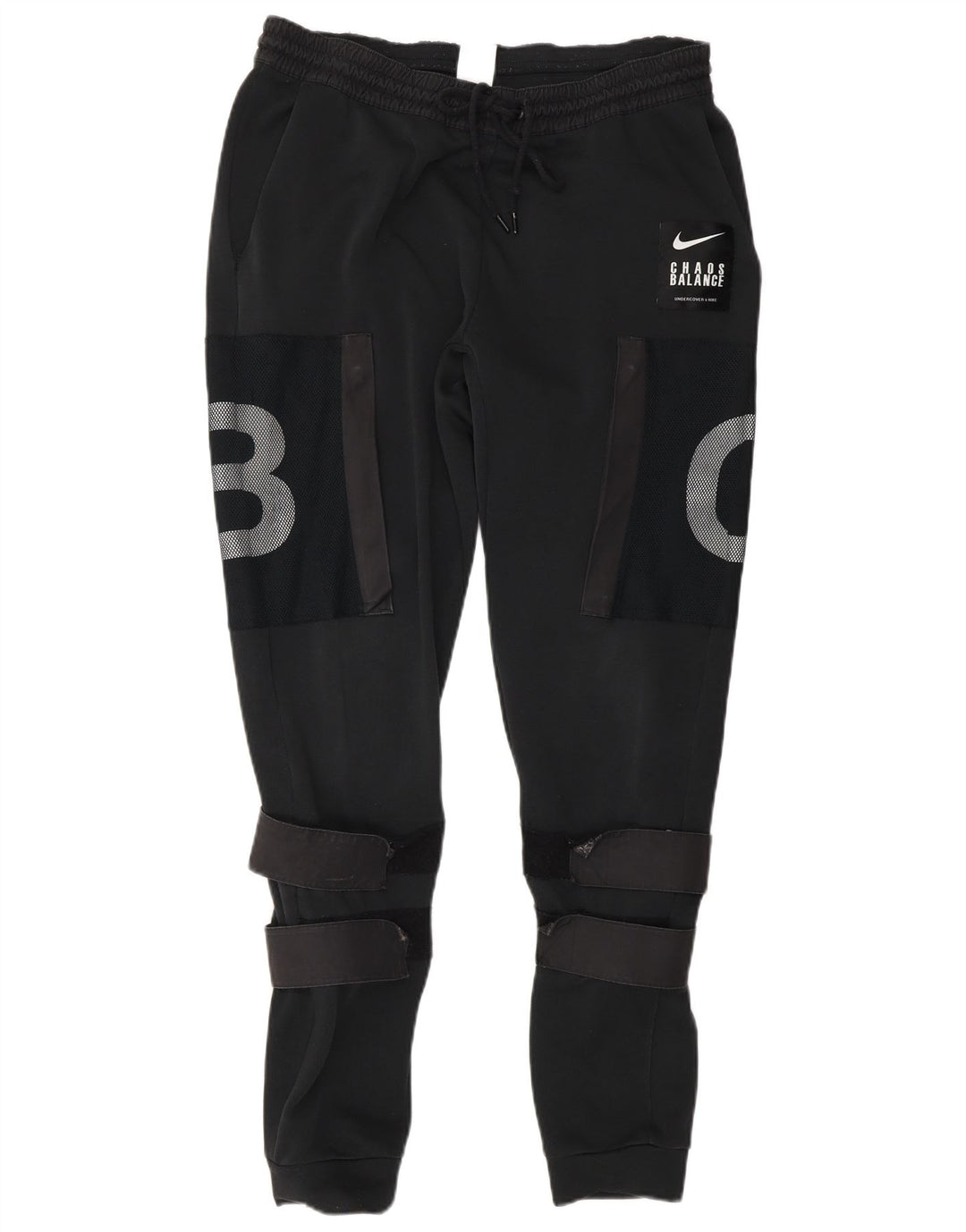 Nike Herren-Trainingshose mit Grafik, mittelgroß, schwarz, Polyester