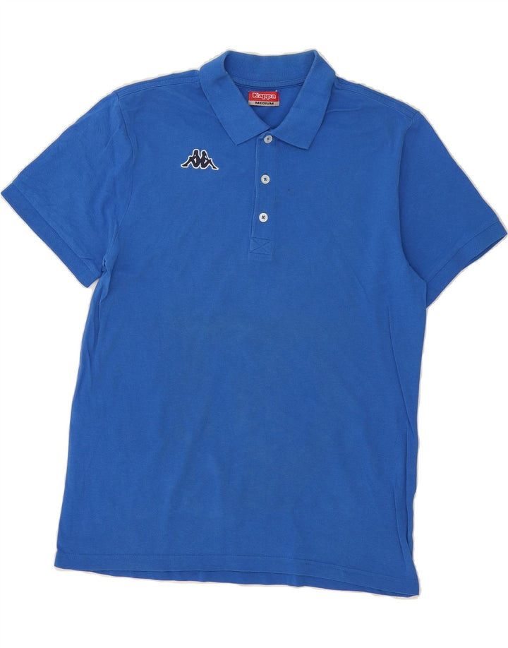 KAPPA Womens Polo Shirt UK 14 Medium Blue Vintage Kappa and Second-Hand Kappa from Messina Hembry 