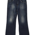 Tommy Hilfiger Herren Bootcut Jeans W36 L32 Marineblau Baumwolle