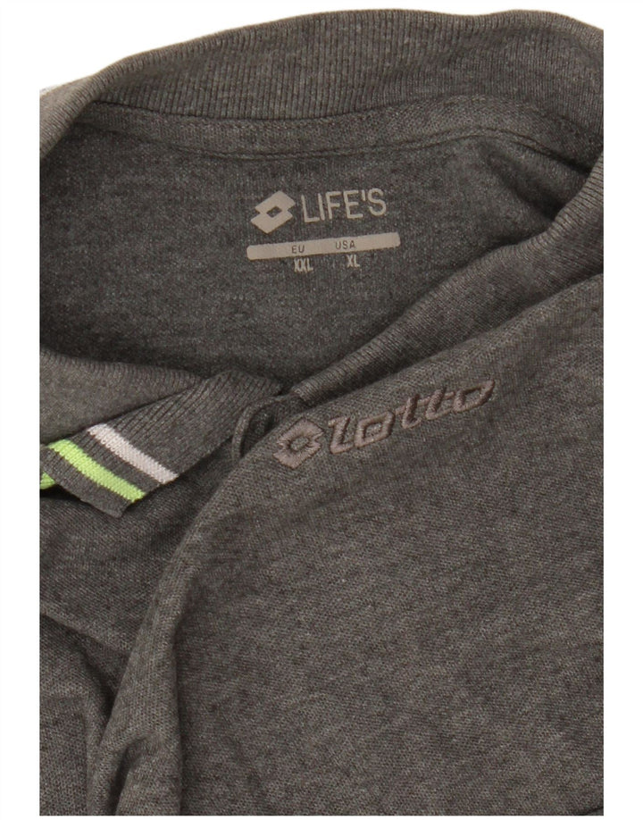 LOTTO Herren Poloshirt XL Grau