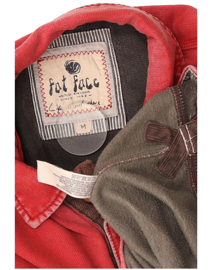Fat Face Herren-Sweatshirt mit Rollkragen, Mittelrot, Baumwolle