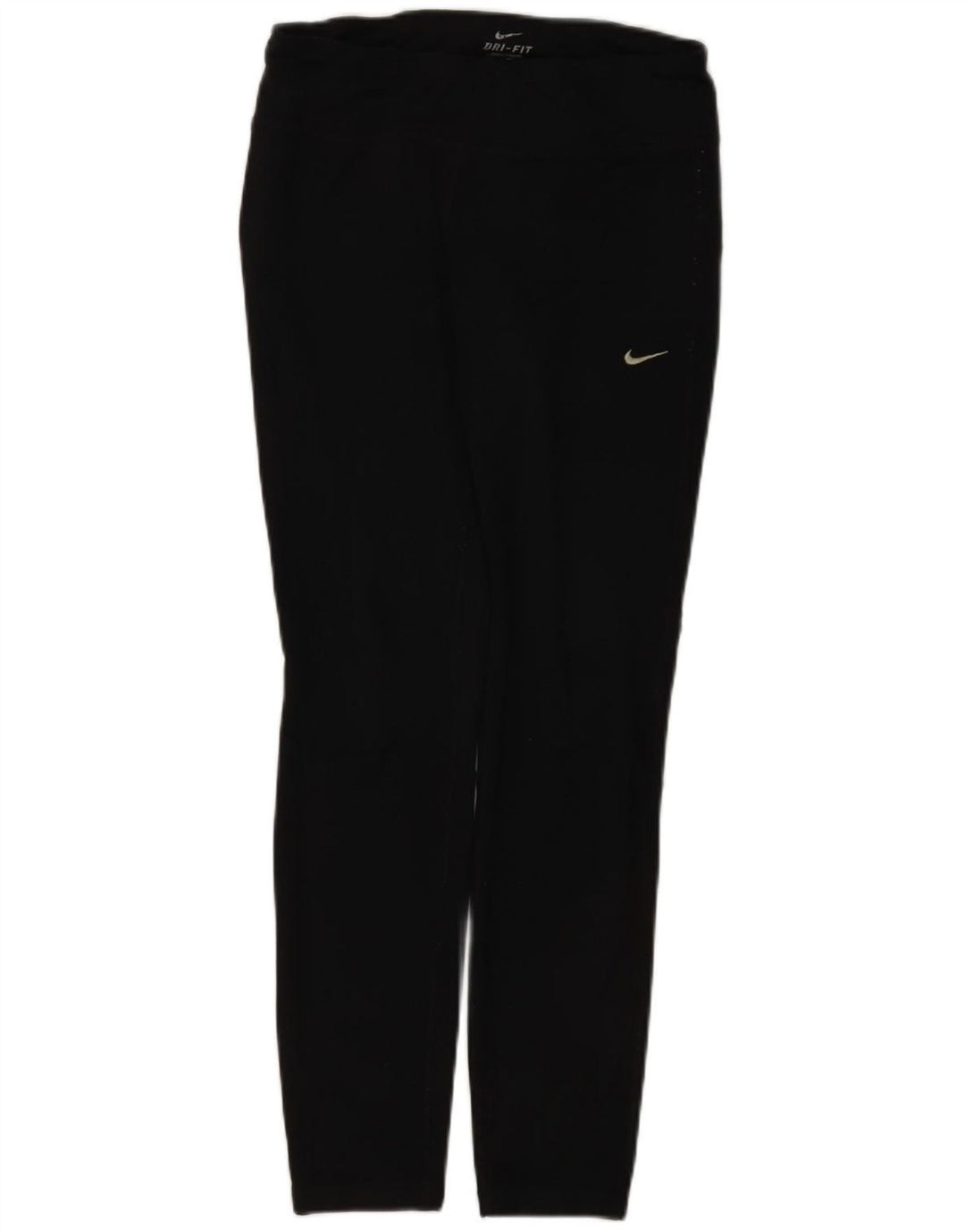 Nike Damen Dri Fit Leggings UK 12 Medium Schwarz Polyester