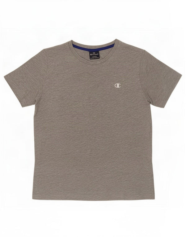 Champion T-Shirt für Jungen, 11–12 Jahre, Größe L, grau meliert
