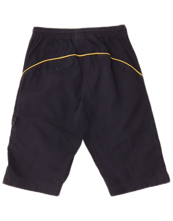 Adidas Jungen Cargo Shorts 9-10 Jahre W24 Marineblaue Baumwolle
