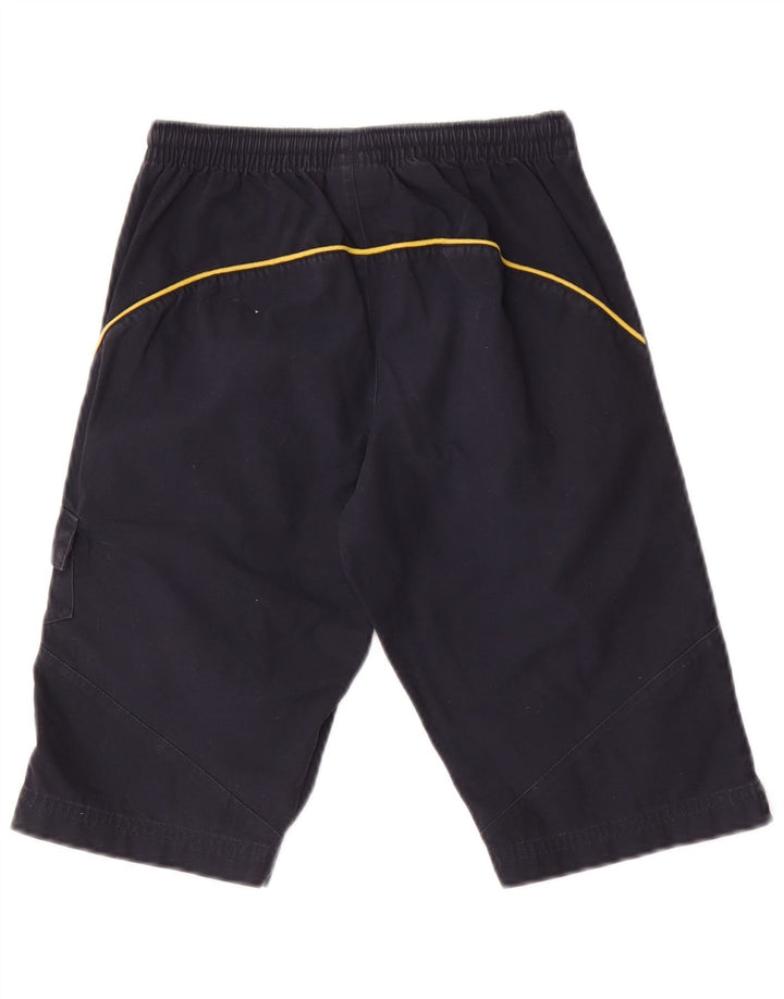 Adidas Jungen Cargo Shorts 9-10 Jahre W24 Marineblaue Baumwolle