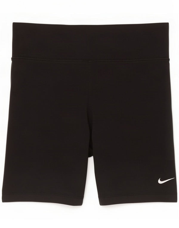 Nike Damen Sportshorts UK 12 Medium Black Cotton