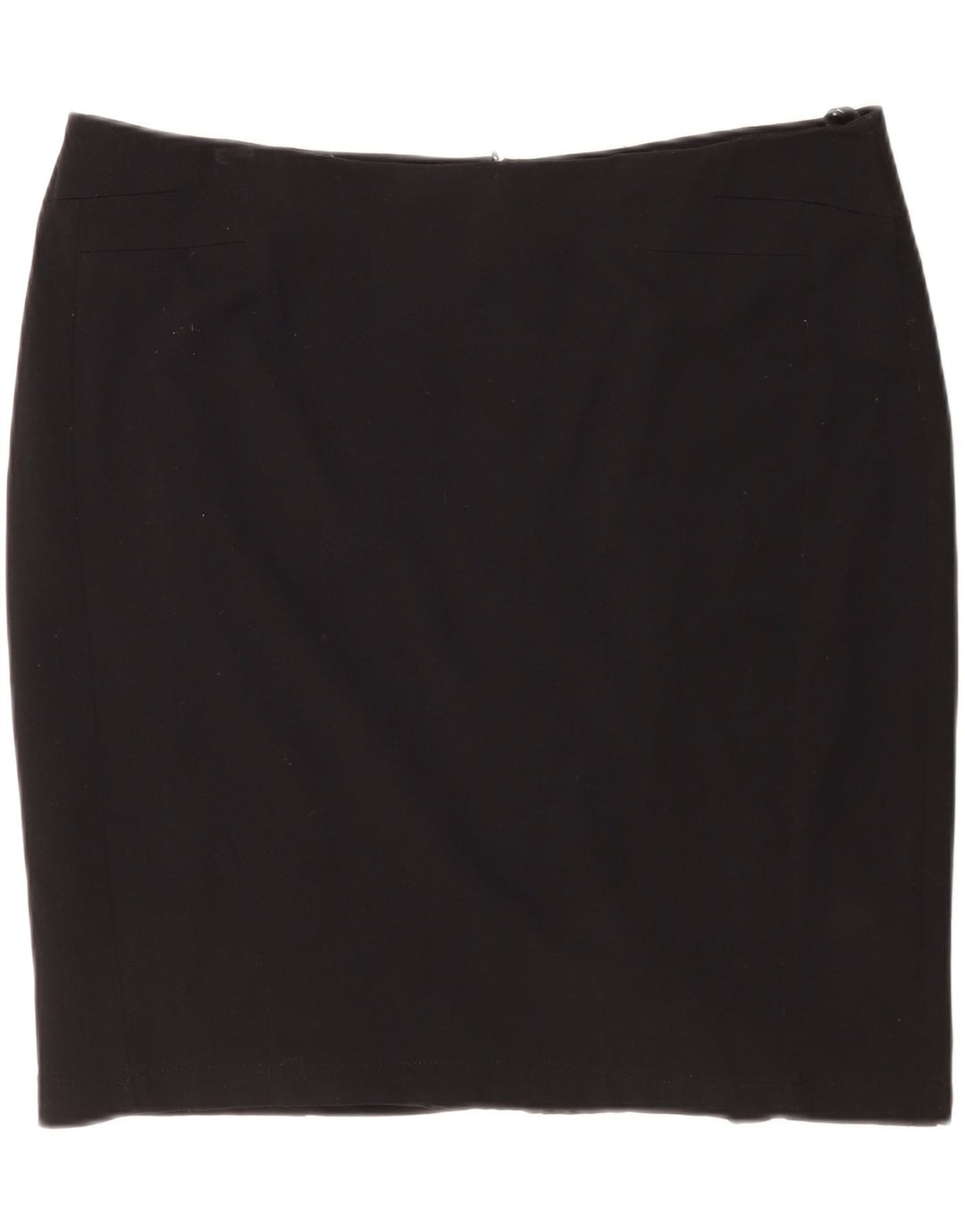 Marks & Spencer Damen Bleistiftrock UK 20 2XL W38 Schwarz Polyester