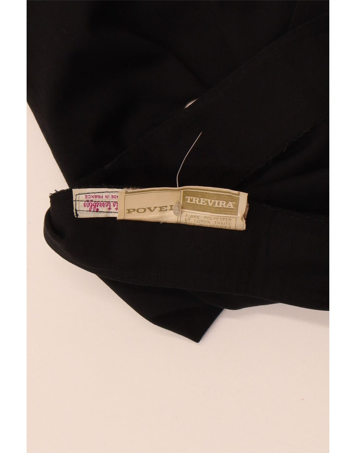 Trevira Damen Wickelrock W32 Large Schwarz Polyester