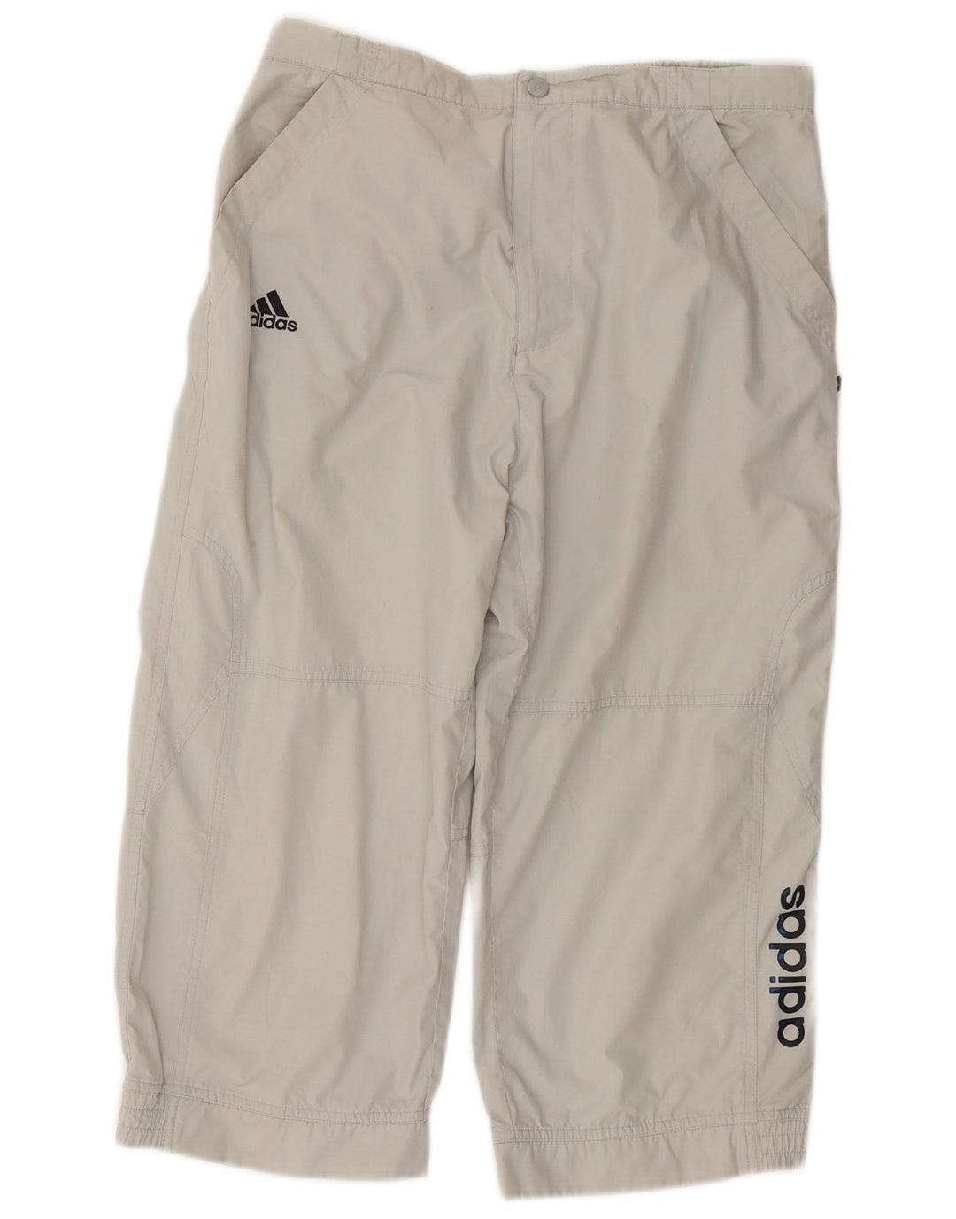ADIDAS Mens Graphic Bermuda Sport Shorts Medium  Grey Polyester