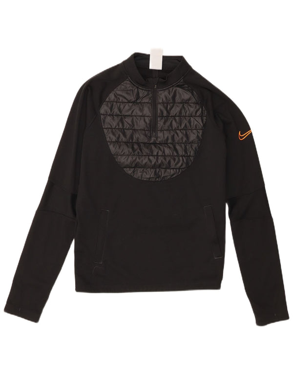 Nike Therma-Fit-Sweatshirt mit Reißverschluss für Jungen, 13–14 Jahre, XL, Schwarz