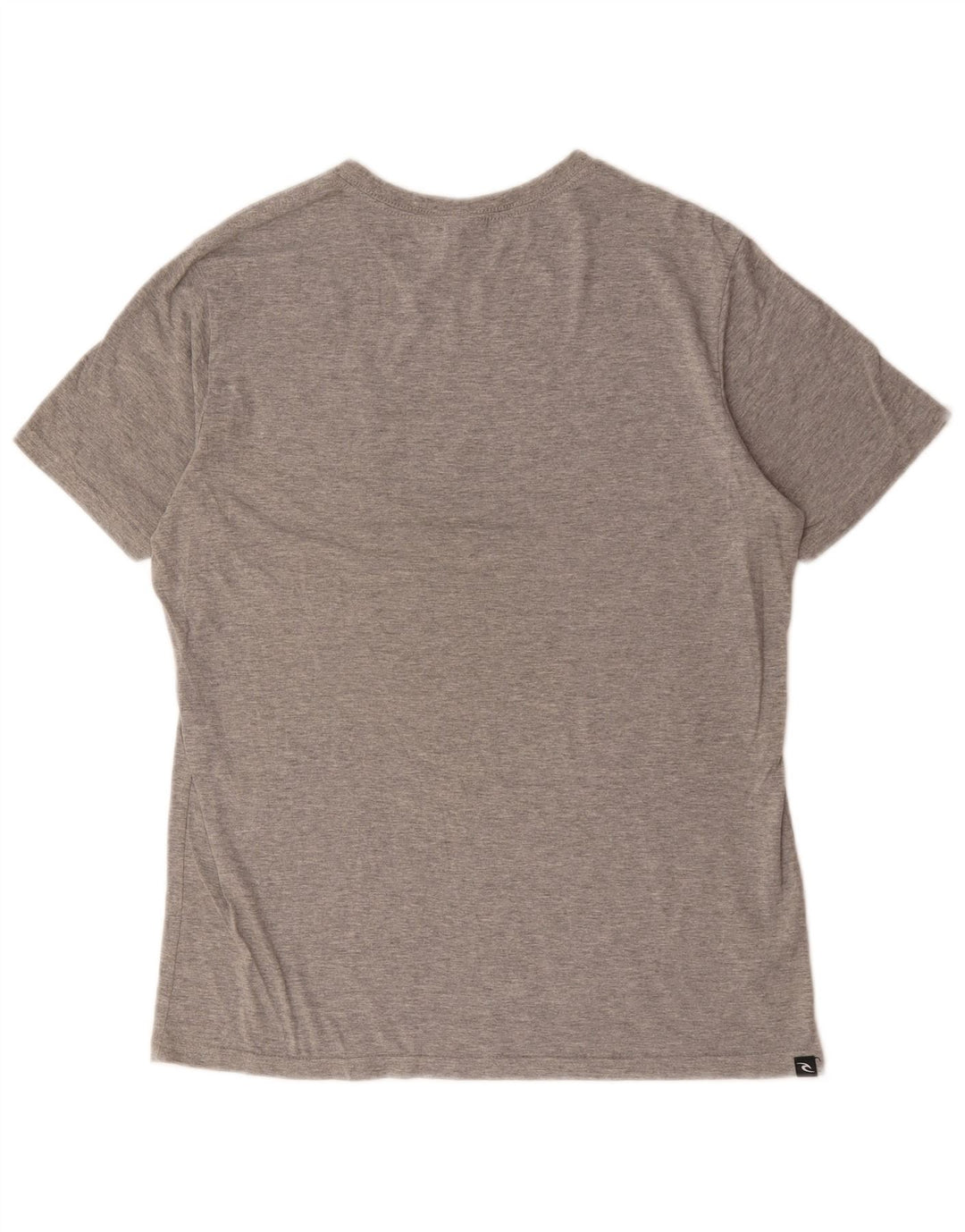 Rip Curl Herren-T-Shirt-Oberteil, klein, grau gefleckte Baumwolle