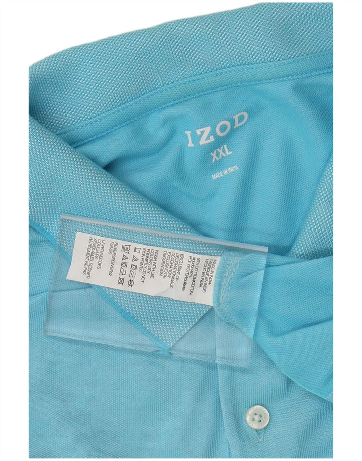 IZOD Herren Poloshirt 2XL Blau Baumwolle
