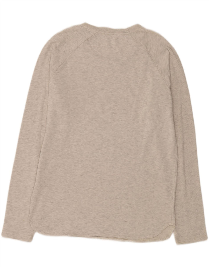 Scotch & Soda Herren-Sweatshirt-Pullover XL aus grau gefleckter Baumwolle