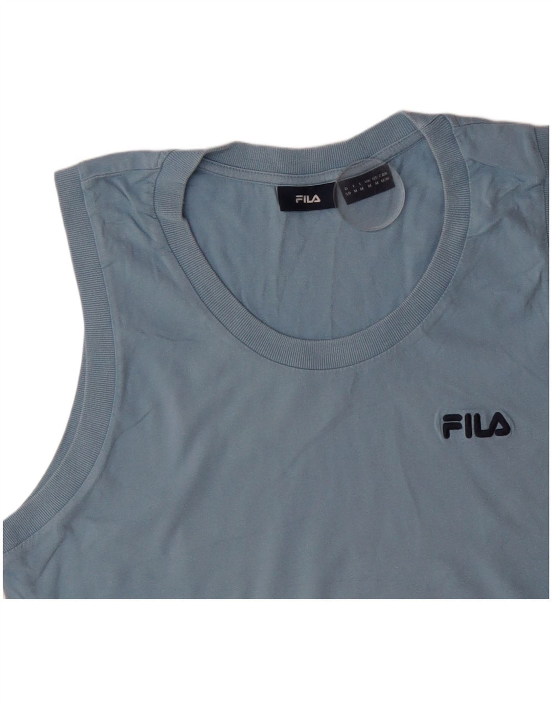 FILA Herren-Trägershirt aus mittelblauer Baumwolle