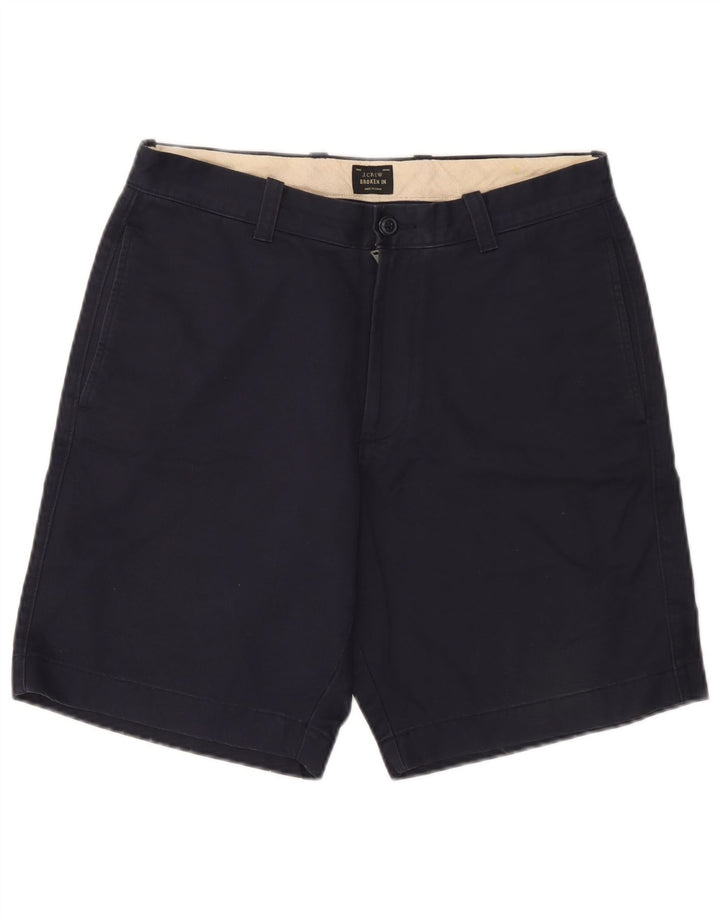 J. Crew Herren Broken In Chino Shorts W32 Medium Marineblau Baumwolle