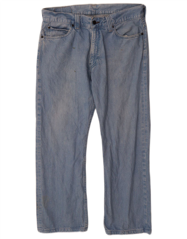 Levi's Herren 506 Straight Jeans W34 L29 Blaue Baumwolle