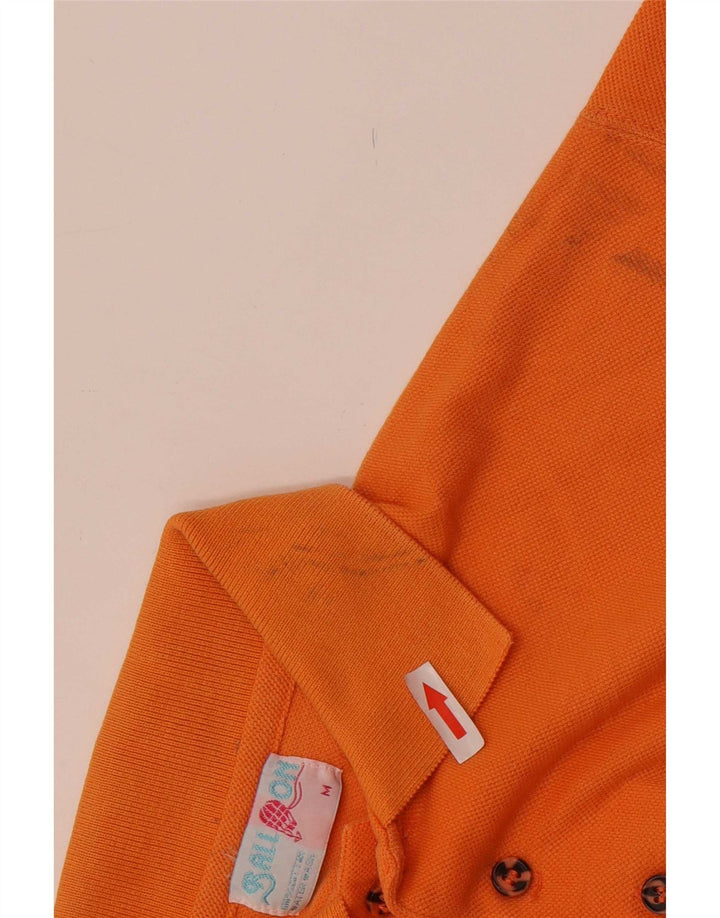 Ball On Herren-Poloshirt aus mitteloranger Baumwolle