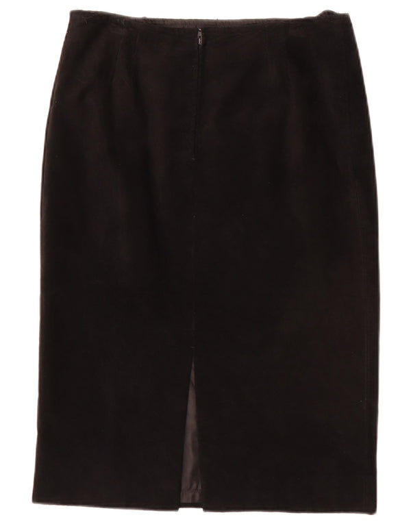 Vintage Damen Bleistiftrock W28 Medium Schwarz