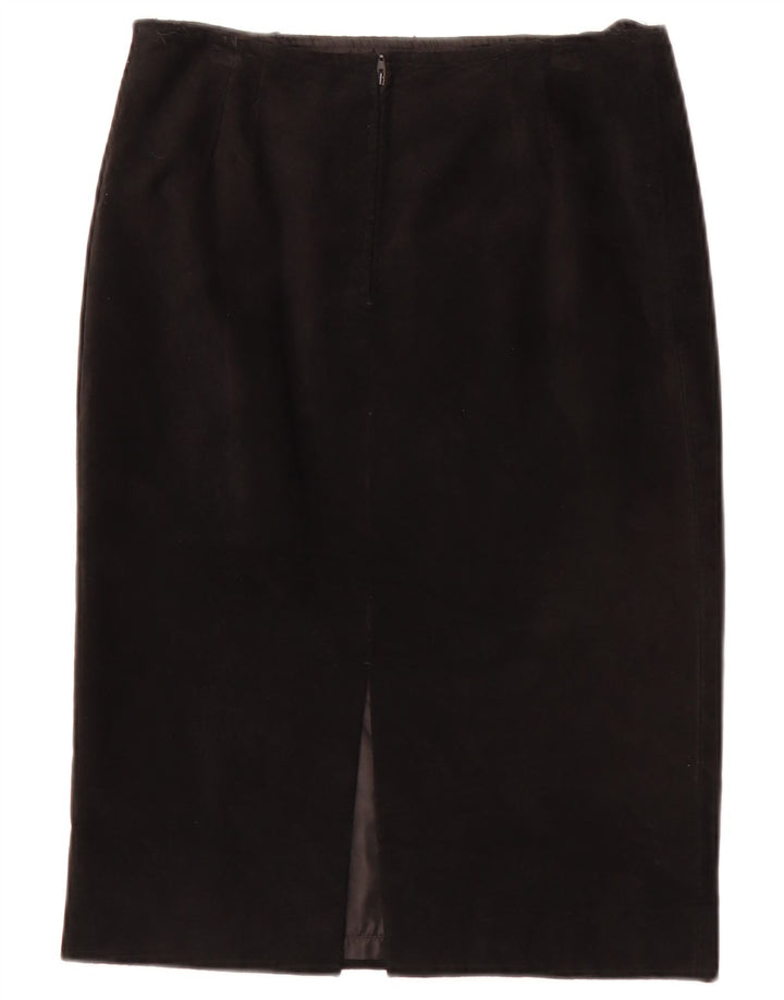 Vintage Damen Bleistiftrock W28 Medium Schwarz