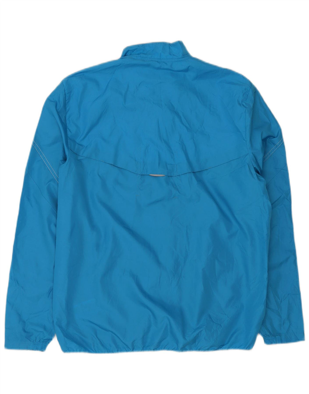 Adidas Herren-Trainingsanzug-Top-Jacke aus mittelblauem Polyester
