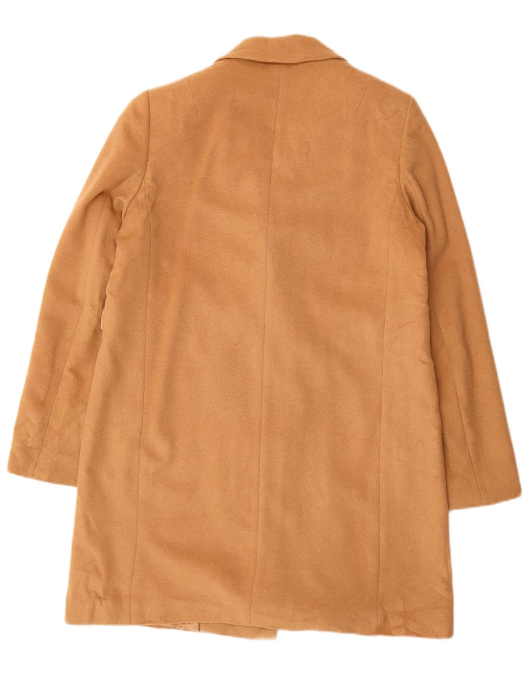 MASSIMO DUTTI Womens Double Breasted Coat EU 42 Large Beige