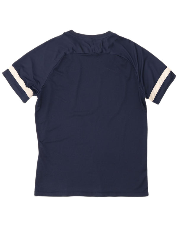 Nike Herren Dri Fit T-Shirt Top XL Marineblau Farbblock