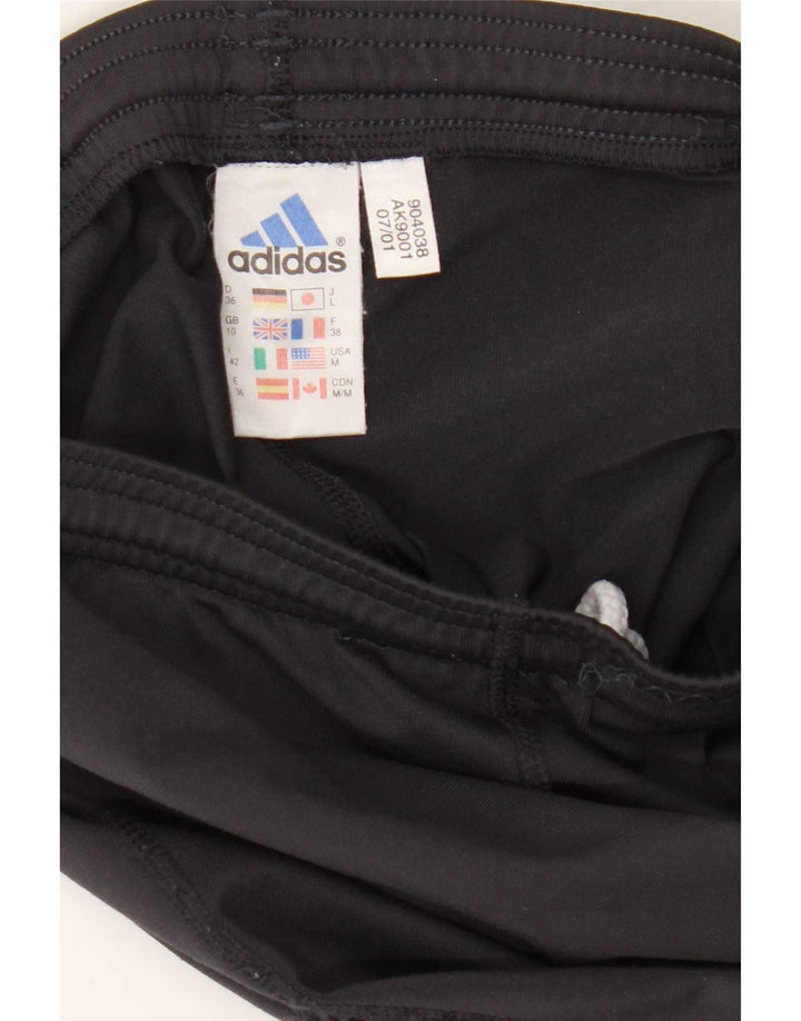 Adidas Damen Climalite Leggings UK 10 Small Marineblau Polyester