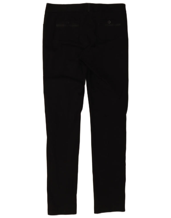 Marks & Spencer Damen Slim Freizeithose UK 14 Large W32 L33 Schwarz