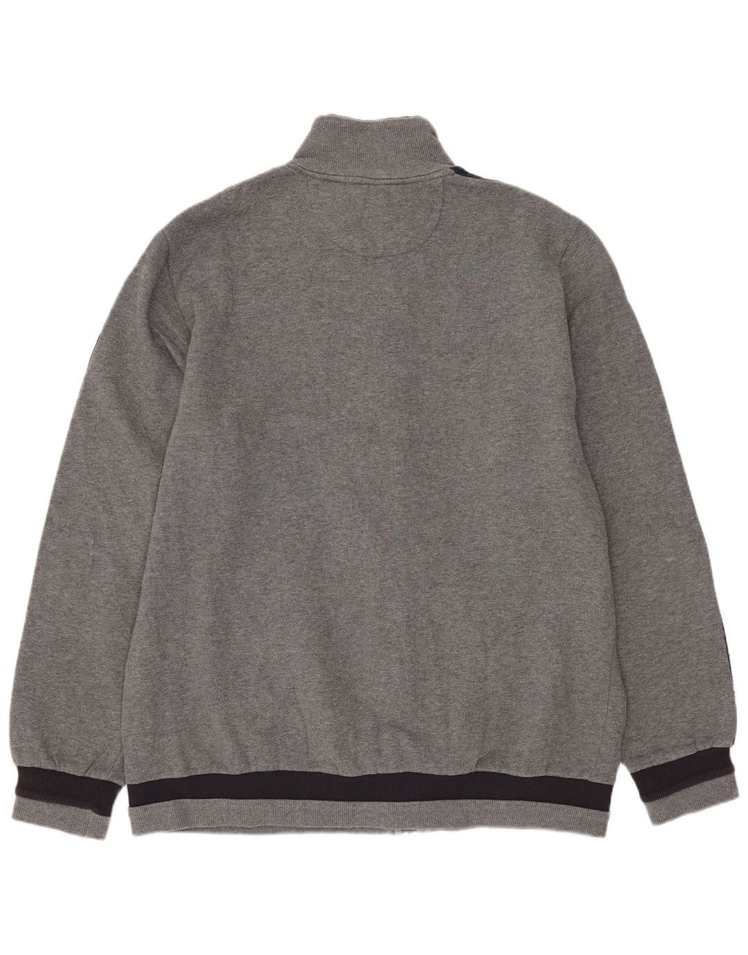 Lotto Herren-Trainingsanzug-Top-Jacke, große graue Colourblock-Baumwolle