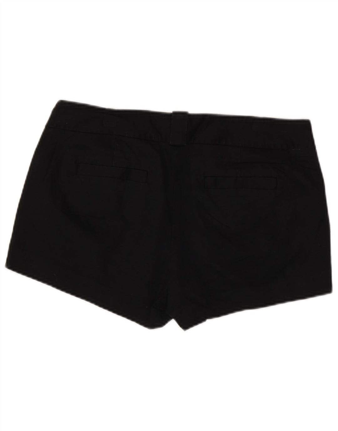 J. CREW Damen Chinoshorts US 10 Large W34 Schwarze Baumwolle