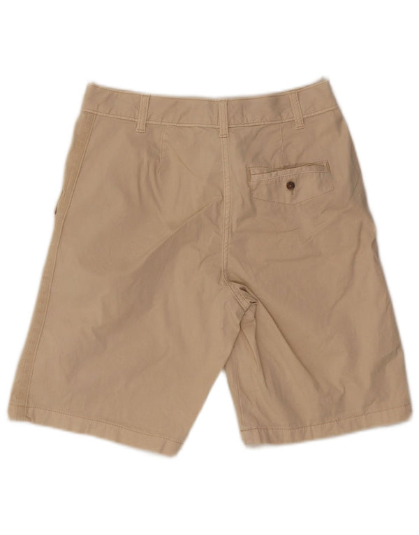 Marks & Spencer Damen Chinoshorts UK 8 Small W27 Beige Baumwolle