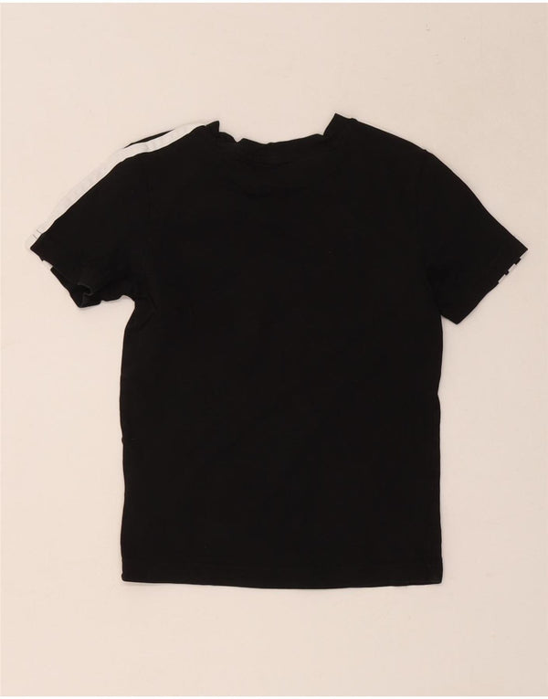 Adidas T-Shirt für Jungen, 7–8 Jahre, schwarze Baumwolle