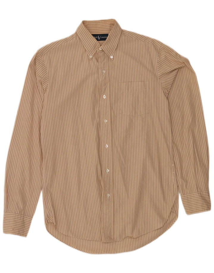 Ralph Lauren Herrenhemd Small Beige gestreift