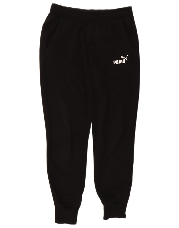 PUMA Herren-Trainingshose, Jogginghose, mittelschwarz, Baumwolle
