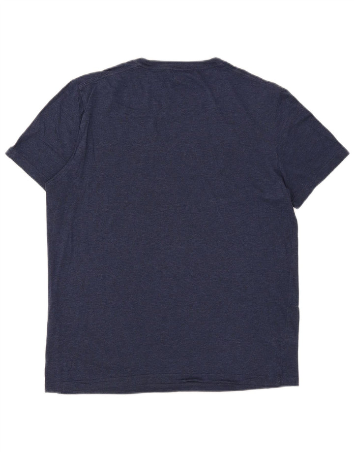 Hugo Boss Slim Fit T-Shirt-Oberteil für Herren aus mittelblauer Baumwolle