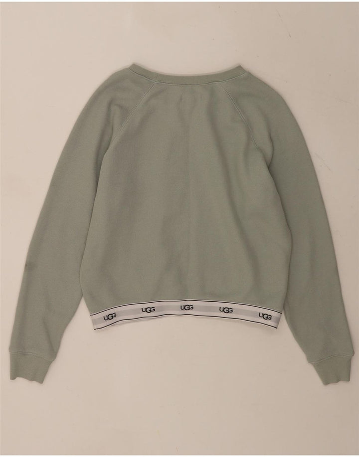 UGG Damen-Trainingsanzug in Übergröße mit Grafik, UK 14, Mittelgrün, Farbblock