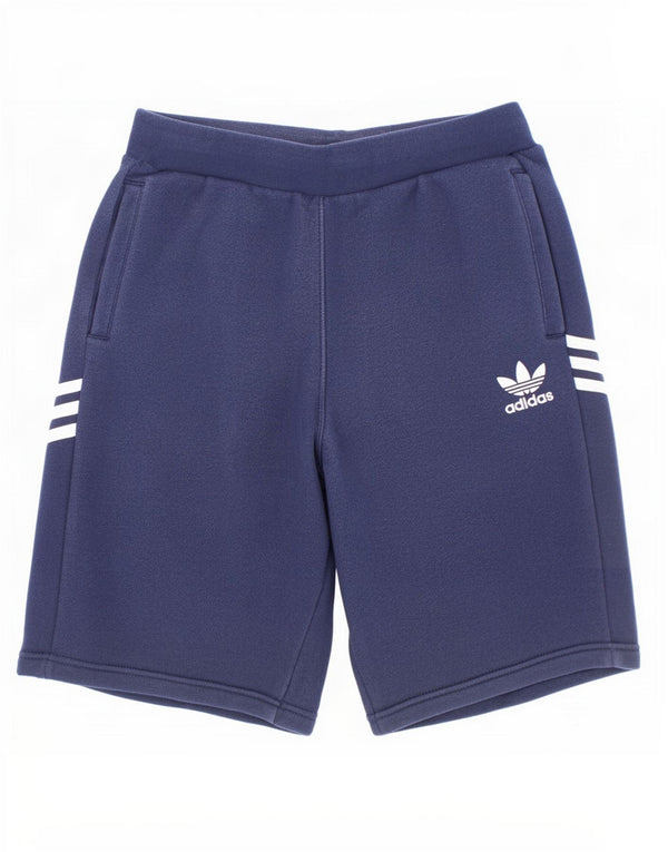 Adidas Sportshorts für Jungen, 13–14 Jahre, marineblaue Baumwolle